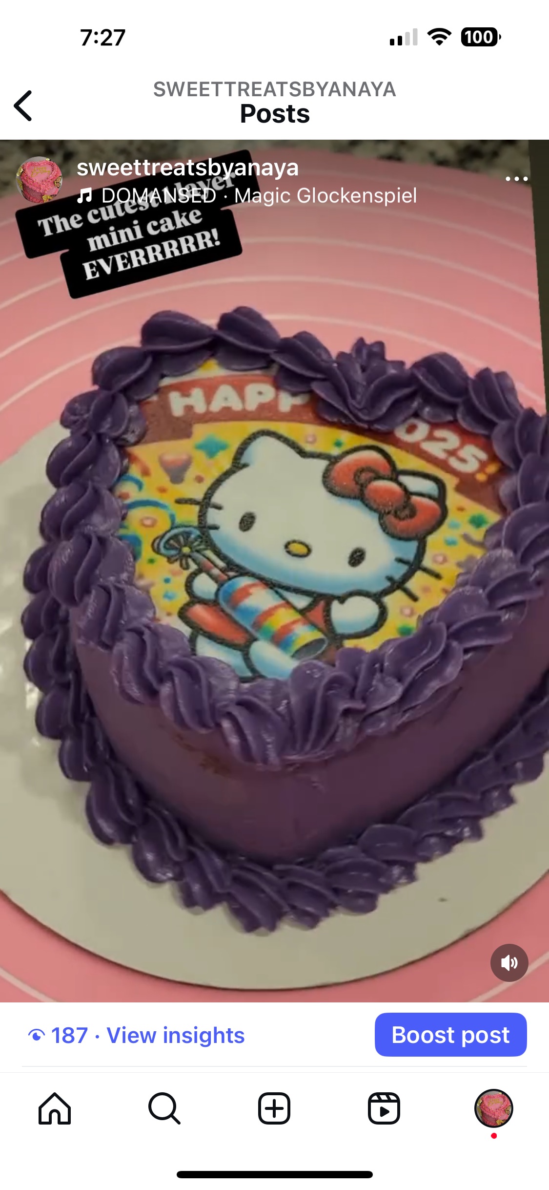 Mini 5 Inch Cake(Base Price)
