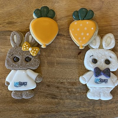 Custom Logo Cookies in