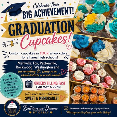 Graduation Celebration Cupcakes 