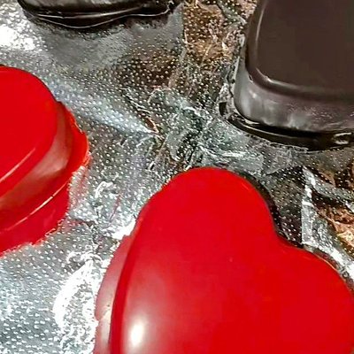 Valentines- Chocolate Covered Cheesecake 