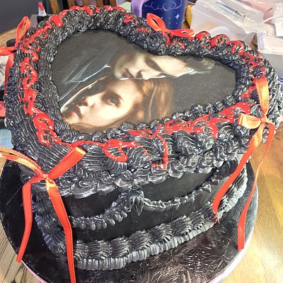 10" Heart Shaped Cake 