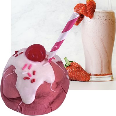 Strawberry Milk And Cookies