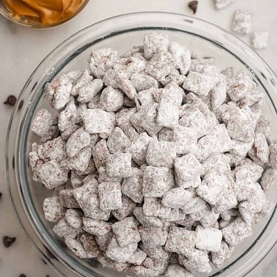 Peanut Butter Chex Mix Puppy Chow 