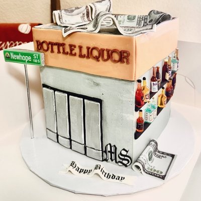 6” Square Cakes (serves 15)