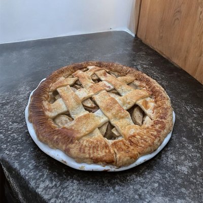 Caramel Sugared Apple Pie 