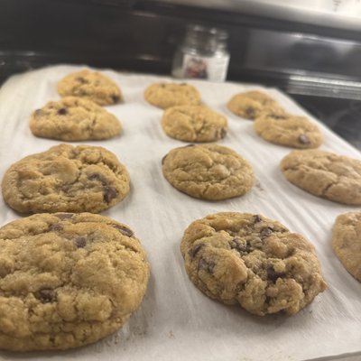 Sourdough Brown Butter Chocolate Chip Cookies