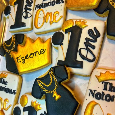 Gold accents 