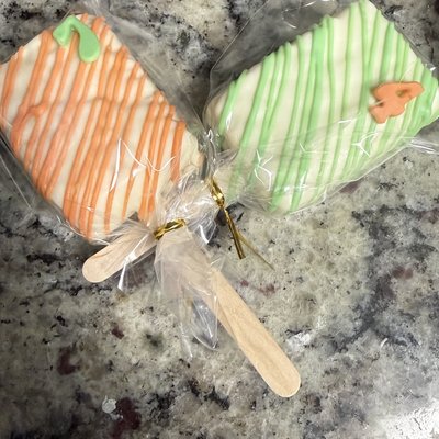 Dipped Rice Krispy Treats
