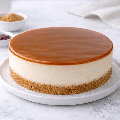 6” Glaze Or Caramel Cheesecake