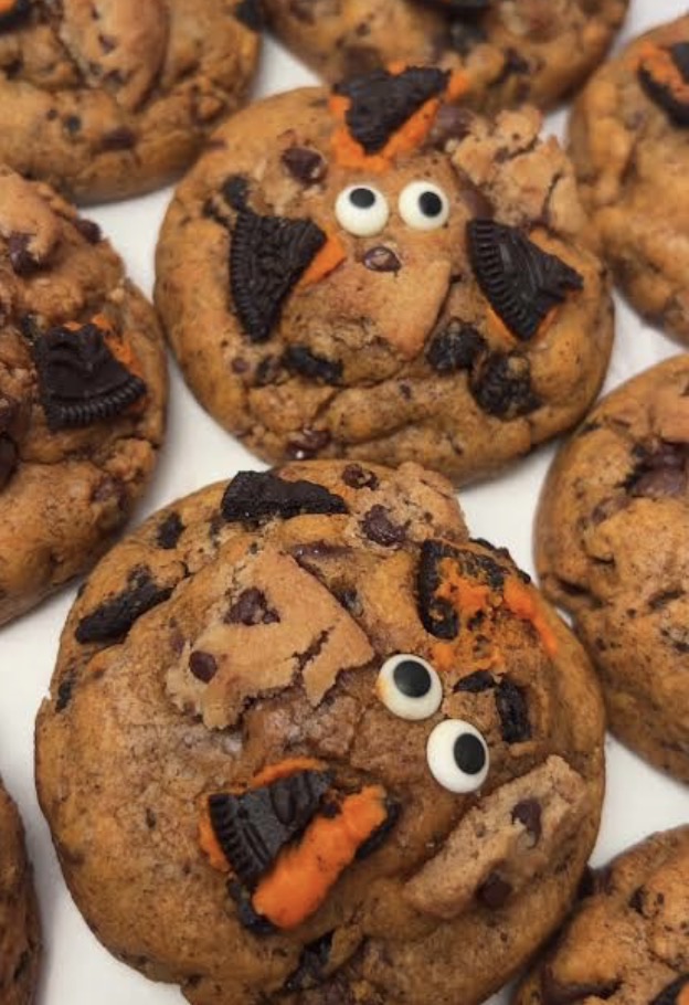 Scary Cookie Monster Cookie
