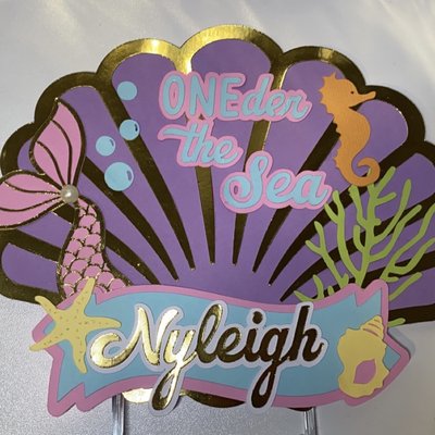 Personalized Cake Toppers (Discounted with a purchase of a Cake)