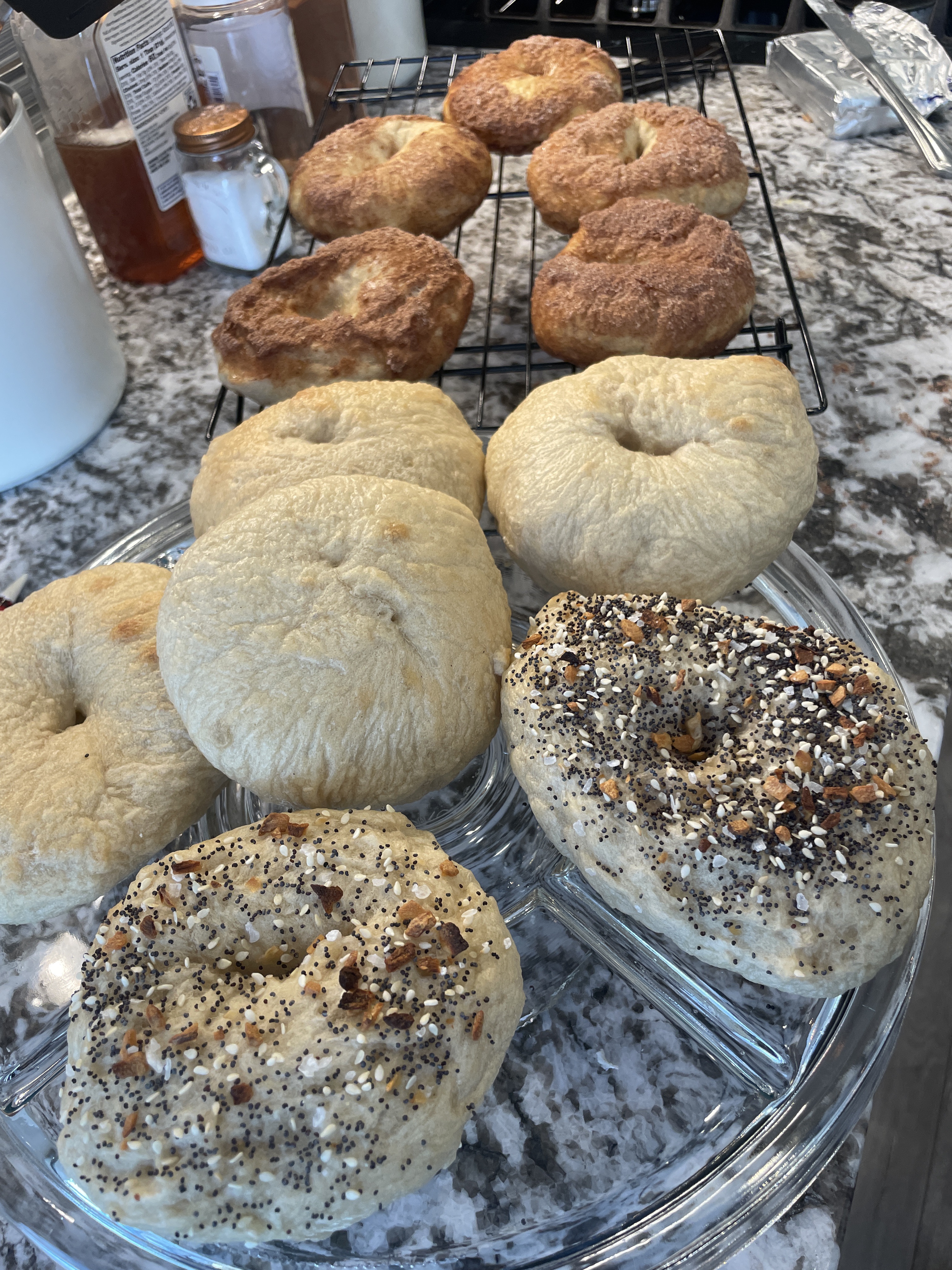 Sourdough Bagels - Plain, Everything, Or Cinnamon Sugar
