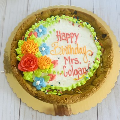10” Round Decorated Cookie Cake