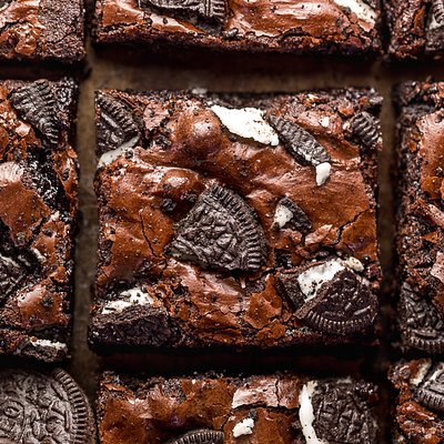 Chocolate Oreo Brownies