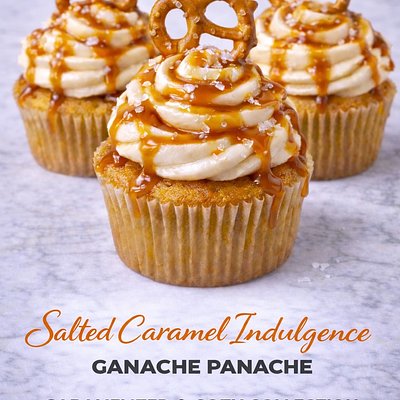🤎ྀིྀི Salted Caramel Indulgence Cupcakes