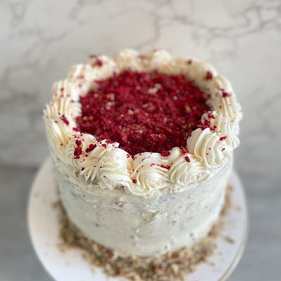 Red Velvet Butter Pecan Signature Cake 