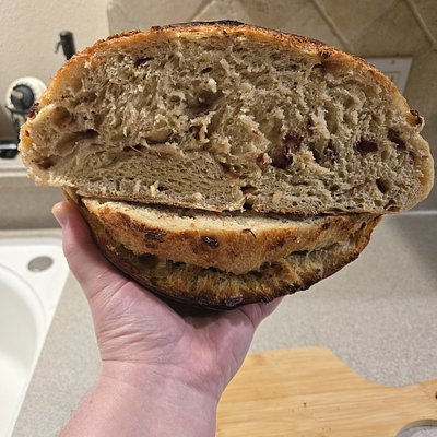 Cranberry Orange Sourdough Loaf