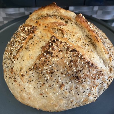 Everything But The Bagel Sourdough