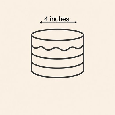 4” Cake