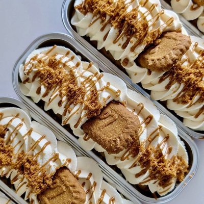 Biscoff  Mini Loaf Pan Cake 