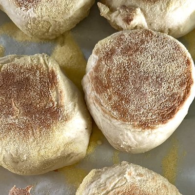 Sourdough English Muffins (half Dozen)