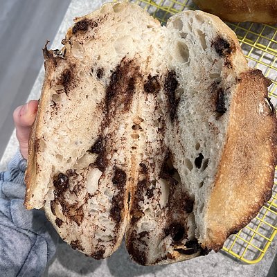 Chocolate Chip Sourdough Loaf 