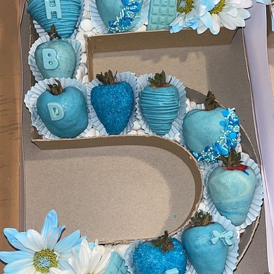 Custom Chocolate Strawberry Number