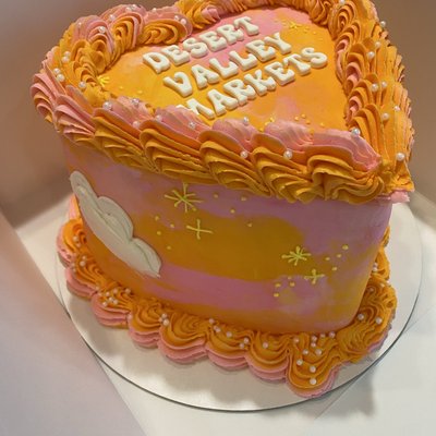 8 Inch/3 Tier Heart Cake
