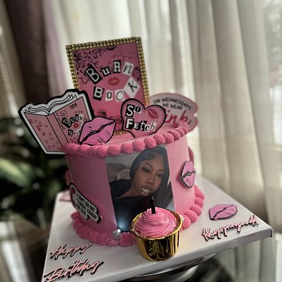 Glitter Blow Cake 