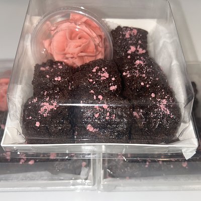 Chocolate Cherry Brownie Bites