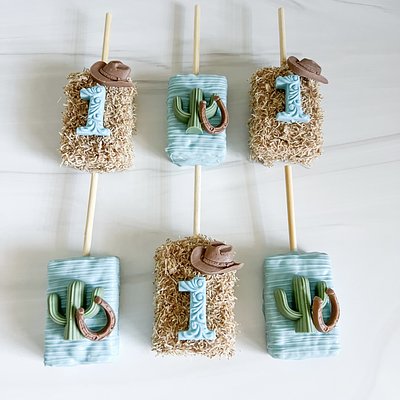 Dipped Rice Krispies Treats
