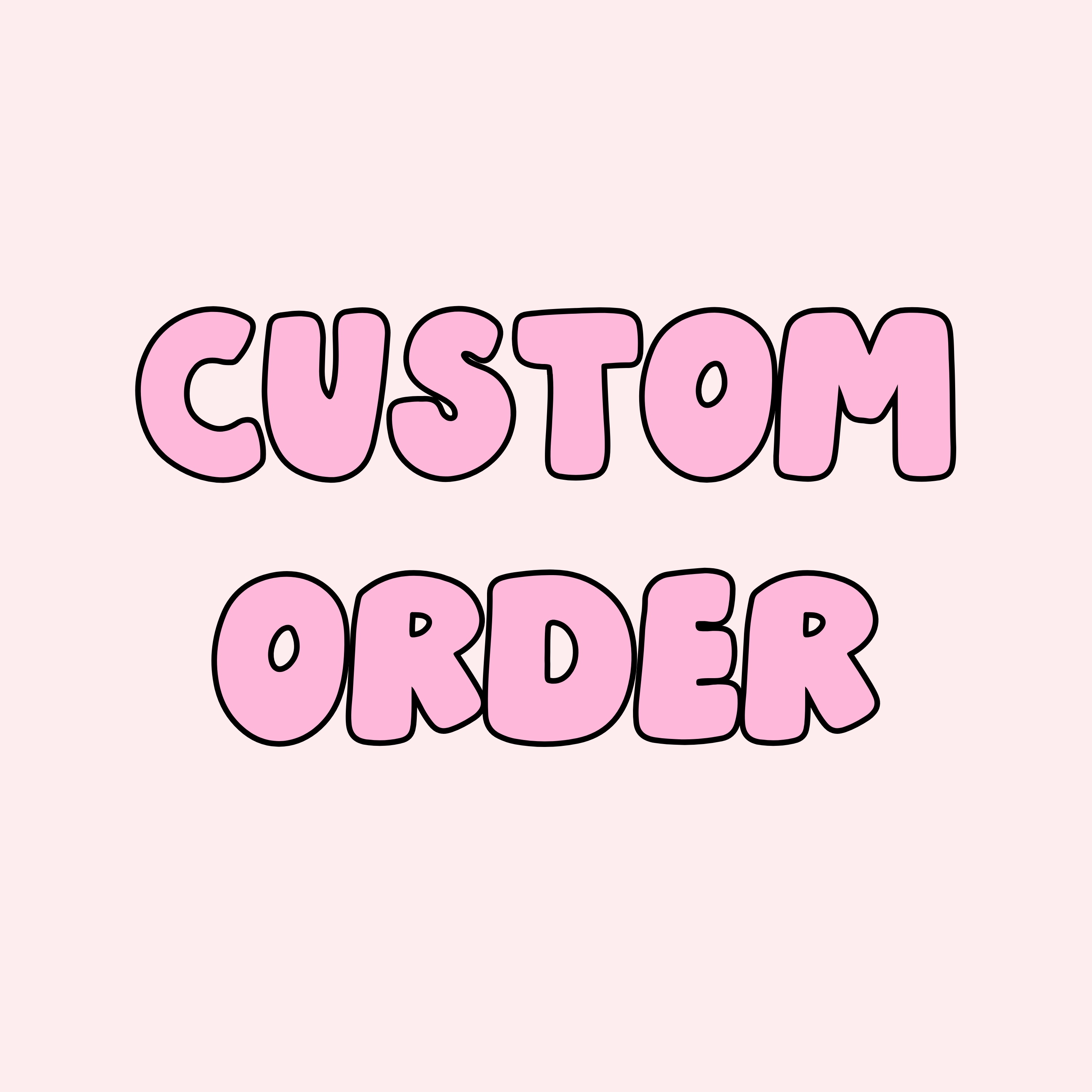 Custom Sugar Cookie Order