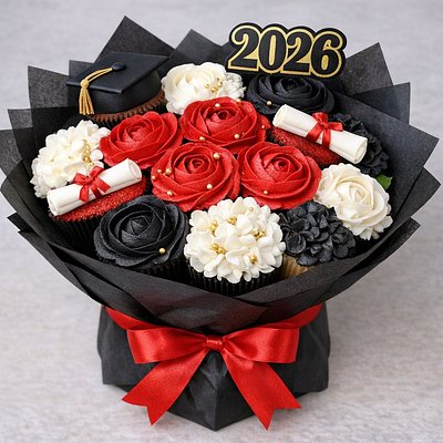 Trinity High School Cupcake Bouquet