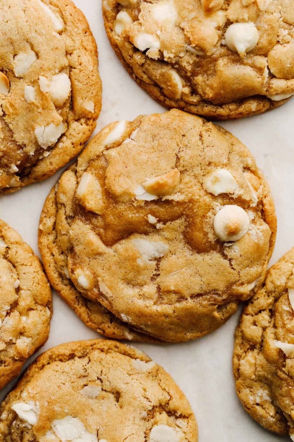 White Chocolate chip cookies