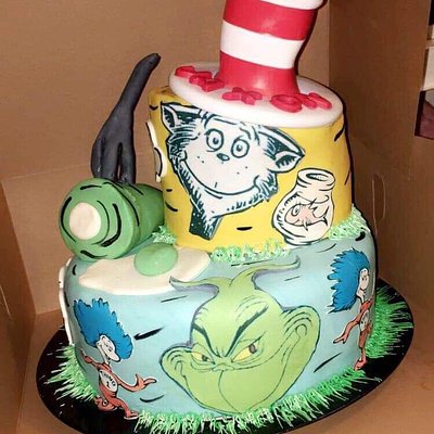 2 Tier Custom Cake 