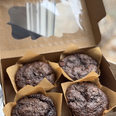 Chocolate Sourdough Zucchini Muffins (4)