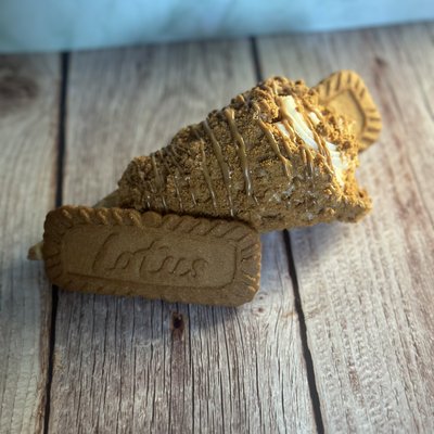 Biscoff butter cheesecake cone