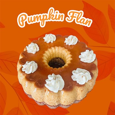 10in Pumpkin Flan 