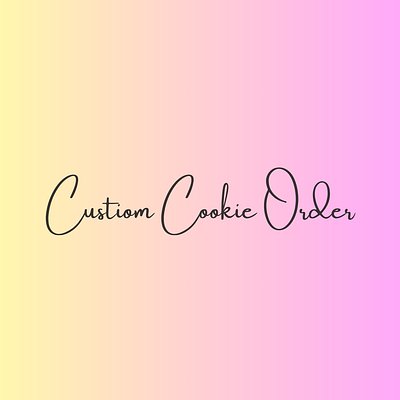 Custom Decorated Cookies
