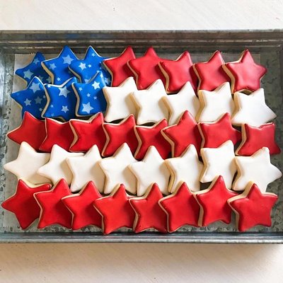 American Flag Tray 