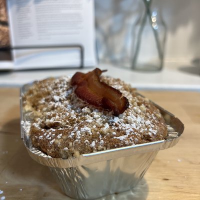 Maple Bacon Crumb Mini Loaf