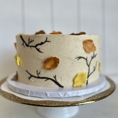 Autumn Leaves Cake