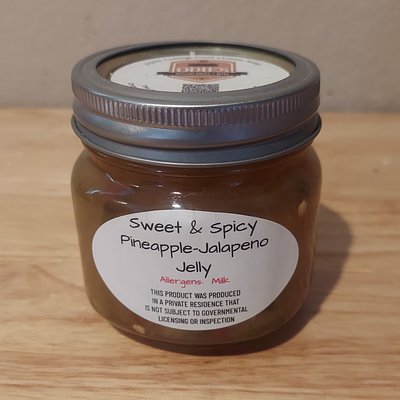 Pineapple Jalapeño Jelly - 1/2 Pint