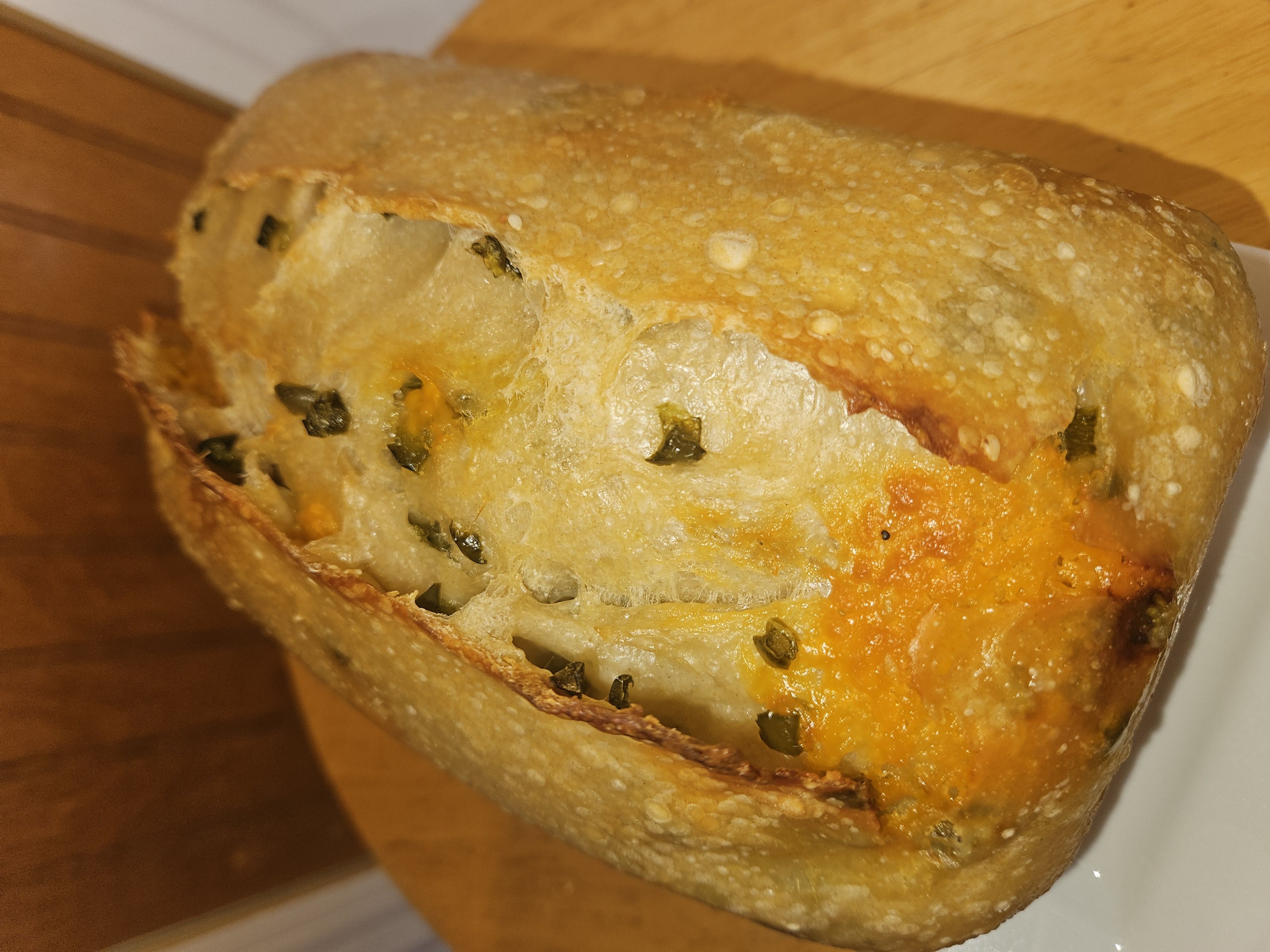 Jalapeño Cheddar Sourdough Bread 