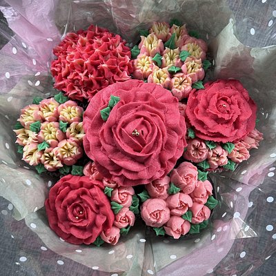 Floral Bouquet Cupcakes - 7 Bouquet