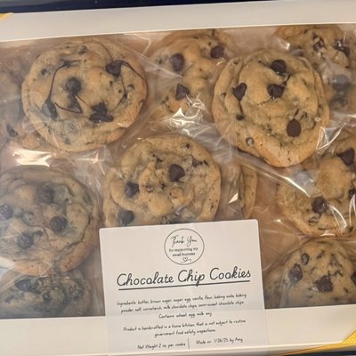 Chocolate Chip Cookie—one dozen 