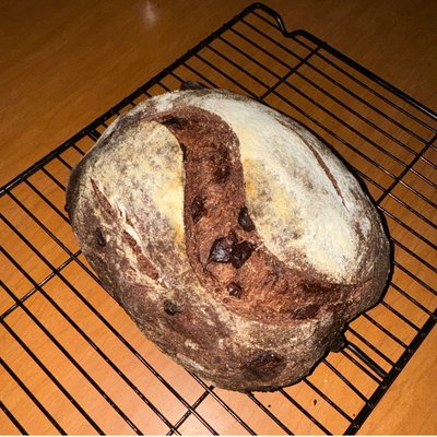 Double Chocolate Sourdough Loaf