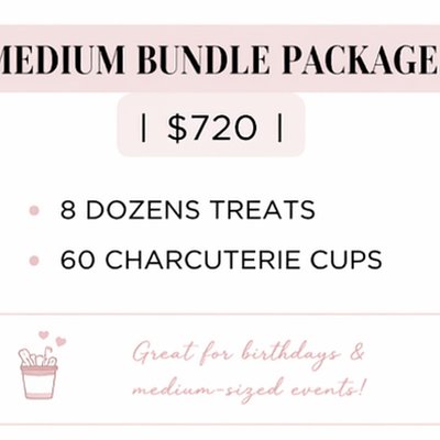 Medium Bundle sweets + charcuterie 