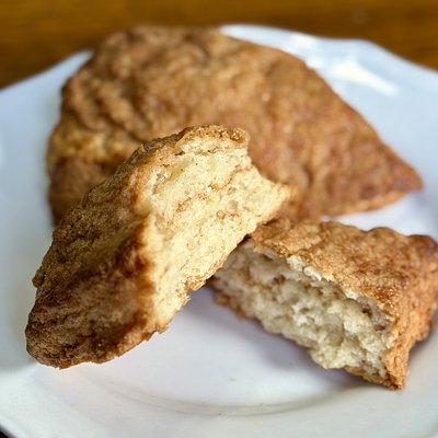 Two - Sourdough Cinnamon Swirl Scones