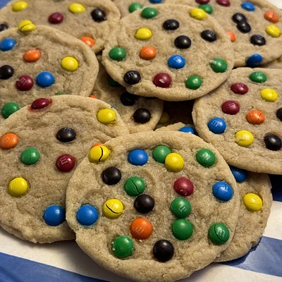 M&M Drop Cookie Dozen